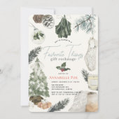 Invitation Boho Choses favorites Échange de cadeaux Vacances (Devant)