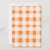 Invitation Boho Citrouille Par tea Anniversaire Tea Party Gir (Dos)