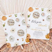 Invitation Boho Citrouille Rendons Grâce