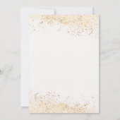 Invitation Boho Citrouille Teddy Oear Peach Girl Baby shower (Dos)