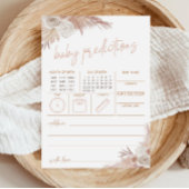 Invitation Boho Citrouille Truck Prédictions Pour Baby Card