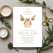 Invitation Boho Clothesline Girl Baby shower