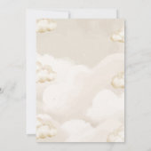 Invitation Boho Clouds A Little Piece Of Heaven Baby Shower (Dos)