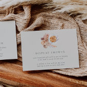 Invitation Boho Coffee Fête des mariées Display