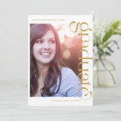 Invitation Boho coloré Imprimer Diplôme Photo (Debout devant)