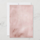 Invitation Boho Coquette Baby shower Citrouille rose (Dos)