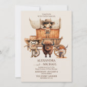 Invitation Boho Cowboy Boots Western Mariage (Devant)