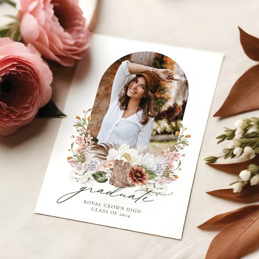 Invitation Boho Cowgirl Pays Western Graduation Party