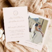 Invitation Boho Cream et Mariage de automne en terre cuite