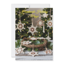 Boho Crochet Flocon de neige ornements de Noël