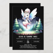 Invitation Boho Custom Fairy Anniversaire (Devant / Derrière)