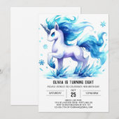 Invitation Boho Custom Horse Anniversaire (Devant / Derrière)