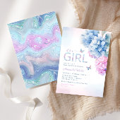 Invitation Boho Cute Floral Butterfly C'est un Baby shower fi