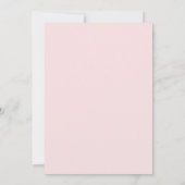Invitation Boho Daisy anniversaire premier arc-en-ciel (Dos)