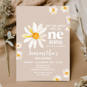 Invitation Boho Daisy Flowers n'est-elle pas merveilleux anni