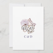 Invitation Boho Dandelion Floral Pagan Handfasting (Dos)