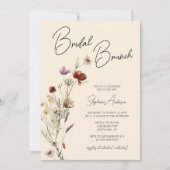 Invitation Boho d'automne Fleur sauvage Brunch nuptial (Devant)