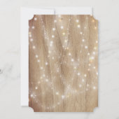 Invitation Boho de montagne de pin rustique (Dos)