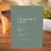 Invitation Boho Deco d'automne | Sage Green