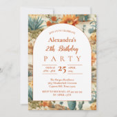 Invitation Boho Desert Arch Birthday (Devant)