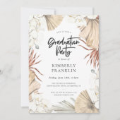 Invitation Boho Desert Chic Graduation Party (Devant)