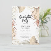 Invitation Boho Desert Chic Graduation Party (Debout devant)
