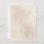 Invitation Boho Desert Floral Mariage (Dos)