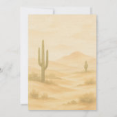 Invitation Boho Desert Watercolor Destination Wedding  (Dos)