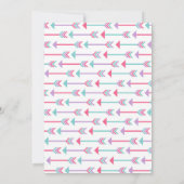 Invitation Boho Dreamcatcher Attention Trois nageurs 3e anniv (Dos)