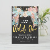 Invitation Boho Dreamcatcher Wild Un Anniversaire (Debout devant)