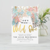 Invitation Boho Dreamcatcher Wild Un Anniversaire (Debout devant)