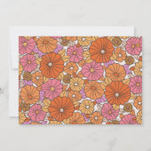 Invitation Boho Earthy Burange Floral Brunch Bubbly (Dos)