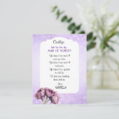 Invitation BOHO Élégance ! Serez-vous ma demoiselle d'honneur (Debout devant)