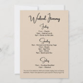 Invitation Boho Elegant Bachelorette Glamping Party Weekend  (Dos)