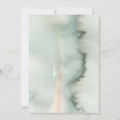 Invitation Boho Elegant Gold Parties scintillant Verdure Anni (Dos)