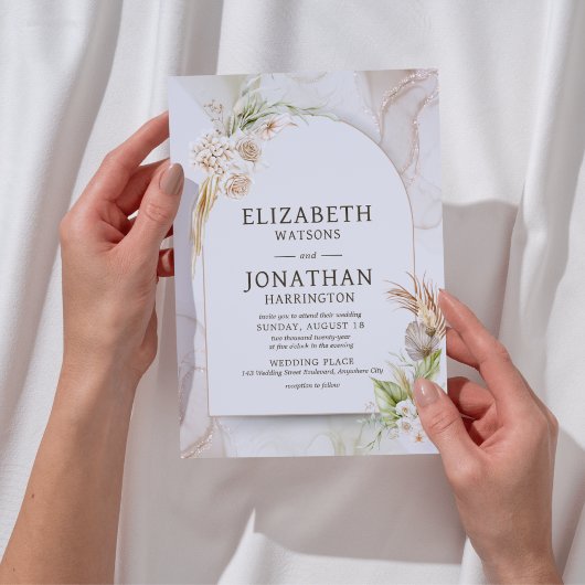 Invitation Boho Elegant Wedding