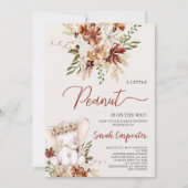 Invitation Boho Elephant Baby shower Girl (Devant)