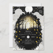 Invitation Boho Enchantage Woodland Anniversaire (Devant)