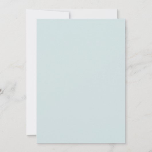 Invitation Boho Eucalyptus Aquarelle Vert rose Mariage (Dos)