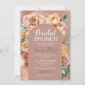 Invitation Boho Fall Floral Bridal Brunch  (Devant)