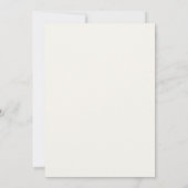 Invitation Boho Fête de Mariée aux Fleurs Sauvages (Dos)