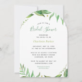 Invitation Boho Feuille de douche nuptiale (Devant)