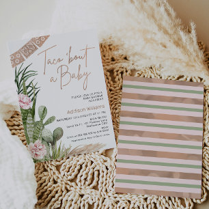 Invitation Boho Fiesta Taco Bout A Baby Baby shower