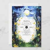 Invitation Boho Firefly Woodland Anniversaire (Devant)