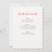 Invitation Boho Fleur sauvage Automne Wreath Bachelorette Par (Dos)