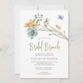 Invitation Boho fleur sauvage brunch du printemps (Devant)