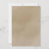 Invitation Boho Fleur sauvage champignons Baby shower de cham (Dos)