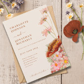 Invitation Boho Fleur sauvage Fall