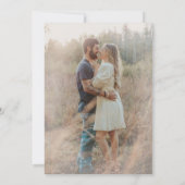 Invitation BOHO Fleur sauvage Floral Elegant Mariage aquarell (Dos)