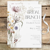 Invitation Boho Fleur sauvage Moderne Floral Bridal Brunch